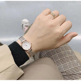Buy Shop Emporio Armani Gianni Mother of Pearl Dial Two Tone Steel Strap Watch For Women - AR1764 USA Online