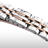 Buy Shop Emporio Armani Gianni Mother of Pearl Dial Two Tone Steel Strap Watch For Women - AR1764 USA Online