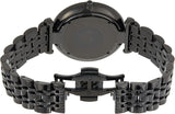 Buy Shop Emporio Armani Gianni T Bar Analog Black Dial Black Steel Strap Watch For Men - AR11299 USA Online