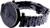 Buy Shop Emporio Armani Gianni T Bar Analog Black Dial Black Steel Strap Watch For Men - AR11299 USA Online