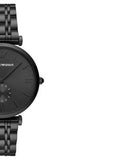 Buy Shop Emporio Armani Gianni T Bar Analog Black Dial Black Steel Strap Watch For Men - AR11299 USA Online