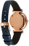 Buy Shop Emporio Armani Gianni T-Bar Analog Mother of Pearl Dial Blue Leather Strap Watch For Women - AR11468 USA Online