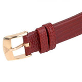 Buy Shop Emporio Armani Gianni T-Bar Analog Mother of Pearl Dial Red Leather Strap Watch For Women - AR11322 USA Online