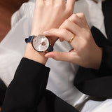 Buy Shop Emporio Armani Gianni T-Bar Analog Silver Dial Blue Leather Strap Watch For Women - AR60020 USA Online