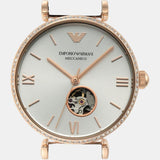 Buy Shop Emporio Armani Gianni T-Bar Analog White Dial Two Tone Steel Strap Watch For Women - AR60019 USA Online