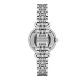 Buy Shop Emporio Armani Gianni T-Bar Automatic Silver Dial Silver Steel Strap Watch For Women - AR60022 USA Online
