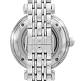 Buy Shop Emporio Armani Gianni T-Bar Automatic Silver Dial Silver Steel Strap Watch For Women - AR60022 USA Online