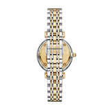 Buy Shop Emporio Armani Gianni T-Bar Beige Dial Two Tone Steel Strap Watch for Women - AR11702 USA Online