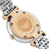 Buy Shop Emporio Armani Gianni T-Bar Beige Dial Two Tone Steel Strap Watch for Women - AR11702 USA Online