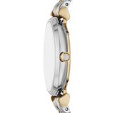 Buy Shop Emporio Armani Gianni T-Bar Beige Dial Two Tone Steel Strap Watch for Women - AR11702 USA Online
