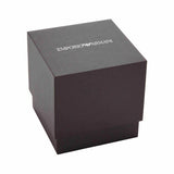 Buy Shop Emporio Armani Gianni T-Bar Blue Dial Silver Steel Strap Watch for Women - AR11627 USA Online