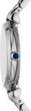 Buy Shop Emporio Armani Gianni T-Bar Blue Dial Silver Steel Strap Watch for Women - AR11627 USA Online
