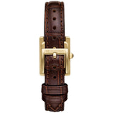 Buy Shop Emporio Armani Gianni T-Bar Brown Dial Brown Leather Strap Watch for Women - AR11705 USA Online