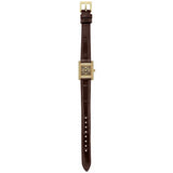 Buy Shop Emporio Armani Gianni T-Bar Brown Dial Brown Leather Strap Watch for Women - AR11705 USA Online