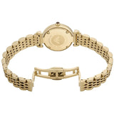 Buy Shop Emporio Armani Gianni T-Bar Brown Dial Gold Steel Strap Watch for Women - AR11703 USA Online