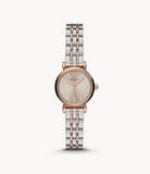 Buy Shop Emporio Armani Gianni T Bar Grey Dial Two Tone Steel Strap Watch For Women - AR1841 USA Online