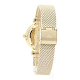 Buy Shop Emporio Armani Gianni T Bar Mother of Pearl Dial Gold Mesh Bracelet Watch For Women - AR11321 USA Online