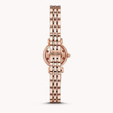 Buy Shop Emporio Armani Gianni T-Bar Mother of Pearl Dial Rose Gold Steel Strap Watch For Women - AR11203 USA Online