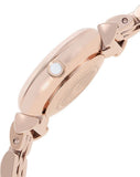 Buy Shop Emporio Armani Gianni T-Bar Mother of Pearl Dial Rose Gold Steel Strap Watch For Women - AR11203 USA Online