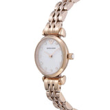 Buy Shop Emporio Armani Gianni T-Bar Mother of Pearl Dial Rose Gold Steel Strap Watch For Women - AR11203 USA Online