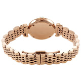 Buy Shop Emporio Armani Gianni T-Bar Mother of Pearl Dial Rose Gold Steel Strap Watch For Women - AR11316 USA Online