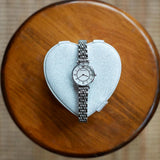 Buy Shop Emporio Armani Gianni T-Bar Mother of Pearl Dial Silver Stainless Steel Watch For Women - AR1908 USA Online