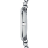 Buy Shop Emporio Armani Gianni T-Bar Mother of Pearl Dial Silver Stainless Steel Watch For Women - AR1908 USA Online