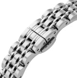 Buy Shop Emporio Armani Gianni T-Bar Mother of Pearl Dial Silver Steel Strap Watch for Women - AR11701 USA Online