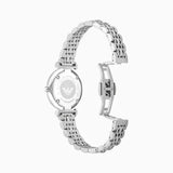 Buy Shop Emporio Armani Gianni T-Bar Mother of Pearl Dial Silver Steel Strap Watch for Women - AR11701 USA Online