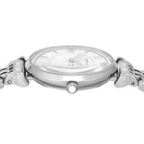 Buy Shop Emporio Armani Gianni T-Bar Mother of Pearl Dial Silver Steel Strap Watch for Women - AR11701 USA Online