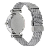 Buy Shop Emporio Armani Gianni T Bar Mother of Pearl Dial Silver Steel Strap Watch For Women - AR1955 USA Online