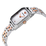 Buy Shop Emporio Armani Gianni T Bar Mother of Pearl Dial Two Tone Steel Strap Watch For Women - AR11146 USA Online