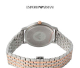 Buy Shop Emporio Armani Gianni T Bar Mother of Pearl Dial Two Tone Steel Strap Watch For Women - AR2508 USA Online