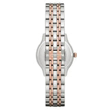 Buy Shop Emporio Armani Gianni T Bar Mother of Pearl Dial Two Tone Steel Strap Watch For Women - AR2508 USA Online