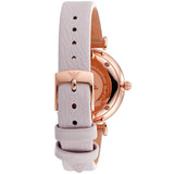 Buy Shop Emporio Armani Gianni T Bar Mother Of Pearl Pink Dial Pink Leather Strap Watch For Women - AR1958 USA Online