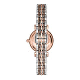 Buy Shop Emporio Armani Gianni T Bar Pink Dial Two Tone Steel Strap Watch For Women - AR11223 USA Online