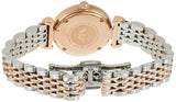 Buy Shop Emporio Armani Gianni T Bar Pink Dial Two Tone Steel Strap Watch For Women - AR11223 USA Online