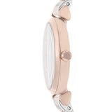 Buy Shop Emporio Armani Gianni T Bar Pink Dial Two Tone Steel Strap Watch For Women - AR11223 USA Online