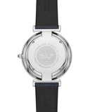 Buy Shop Emporio Armani Gianni T Bar Quartz Blue Dial Blue Leather Strap Watch For Men - AR11300 USA Online
