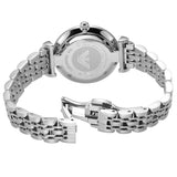 Buy Shop Emporio Armani Gianni T-Bar Quartz Blue Dial Silver Steel Strap Watch For Women - AR11594 USA Online
