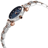 Buy Shop Emporio Armani Gianni T Bar Quartz Blue Dial Two Tone Steel Strap Watch For Women - AR11222 USA Online
