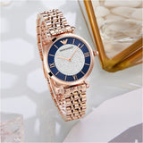 Buy Shop Emporio Armani Gianni T-Bar Quartz Crystals Black Dial Gold Steel Strap Watch For Women - AR11423 USA Online