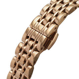 Buy Shop Emporio Armani Gianni T-Bar Quartz Crystals Black Dial Gold Steel Strap Watch For Women - AR11423 USA Online