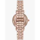 Buy Shop Emporio Armani Gianni T-Bar Quartz Crystals Black Dial Gold Steel Strap Watch For Women - AR11423 USA Online