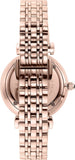 Buy Shop Emporio Armani Gianni T-Bar Quartz Crystals Black Dial Gold Steel Strap Watch For Women - AR11423 USA Online