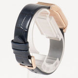 Buy Shop Emporio Armani Gianni T Bar Quartz Mother of Pearl Dial Blue Leather Strap Watch For Women - AR11466 USA Online
