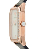 Buy Shop Emporio Armani Gianni T Bar Quartz Mother of Pearl Dial Blue Leather Strap Watch For Women - AR11466 USA Online