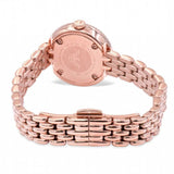 Buy Shop Emporio Armani Gianni T Bar Quartz Mother of Pearl Dial Rose Gold Steel Strap Watch For Women - AR11385 USA Online