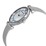 Buy Shop Emporio Armani Gianni T-Bar Quartz Mother of Pearl Dial Silver Mesh Bracelet Watch For Women - AR11319 USA Online