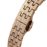 Buy Shop Emporio Armani Gianni T Bar Quartz Rose Gold Dial Rose Gold Steel Strap Watch For Women - AR11342 USA Online